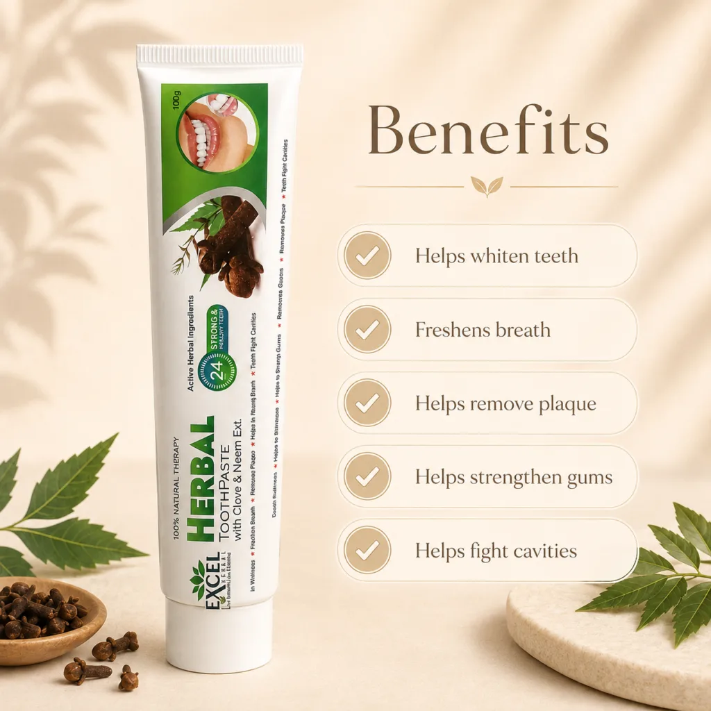 Excel Herbal Neem Toothpaste (3 pcs )