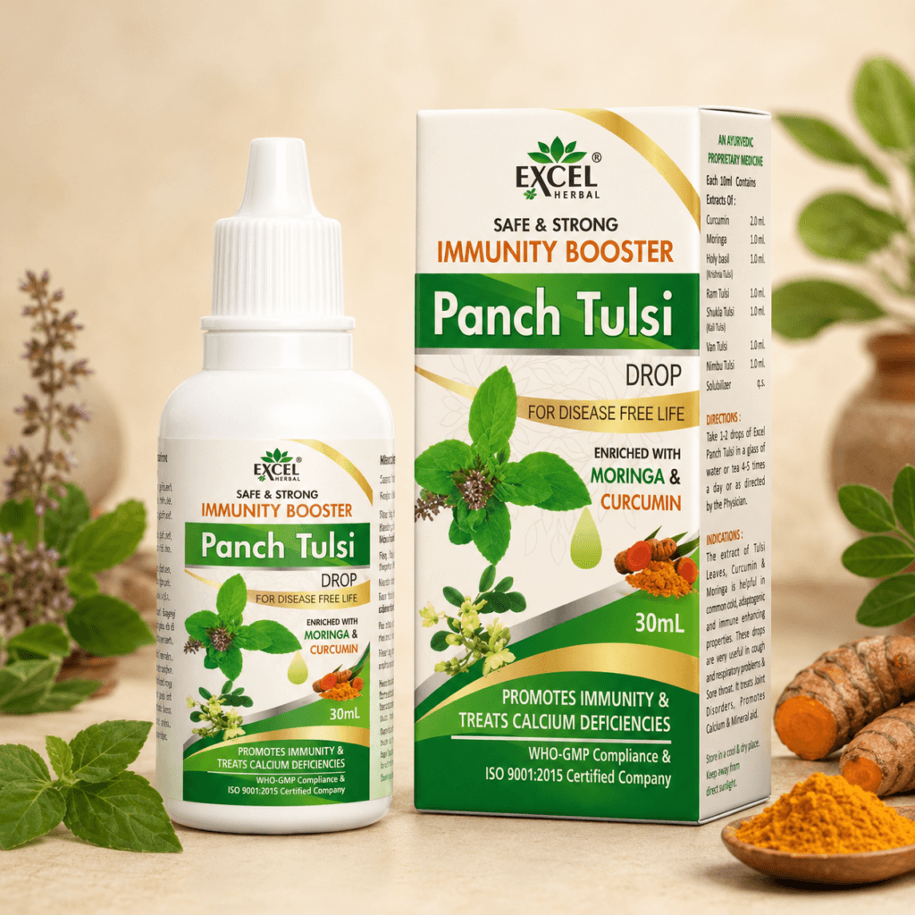 Excel Herbal Natural Panch Tulsi