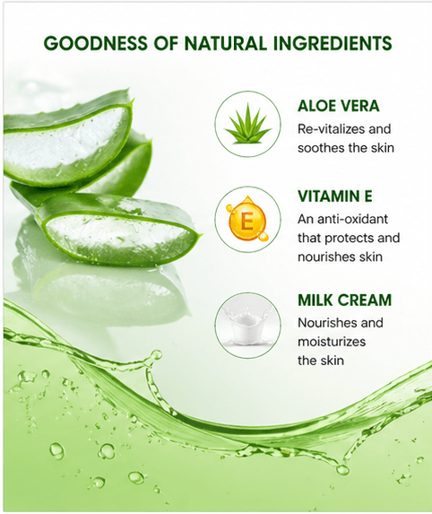 Excel Herbal Aloevera soap ( 4 Pcs Set ) - Image 3