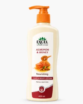 Excel Herbal Almonds & Honey Nourishing Hand & Body Lotion – 400 ml