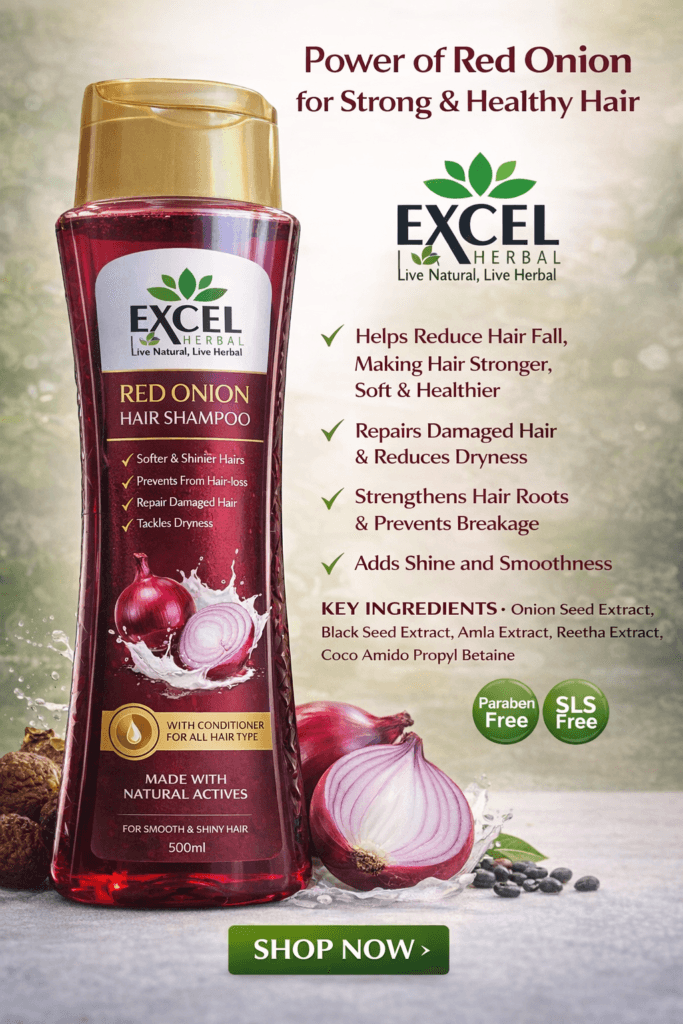 Excel Herbal Red Onion Hair Shampoo